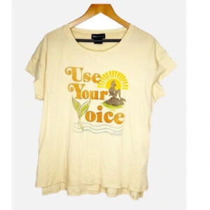 Disney x Junkfood Ariel Use Your Voice Tee Size Large